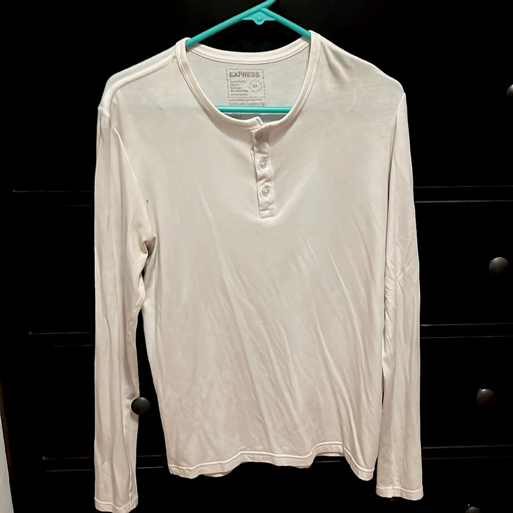 Express, Small Henley shirt long sleeves